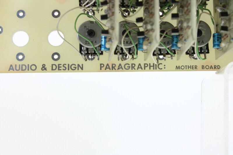 Audio & Design Recording ADR Paragraphic - E 950 Equaliser with Schematics without Chassis
