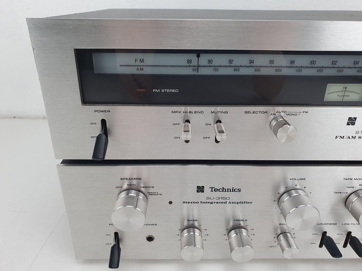 Technics SU-3150 Integrated Amplifier - ST-3159 Tuner - Nice set