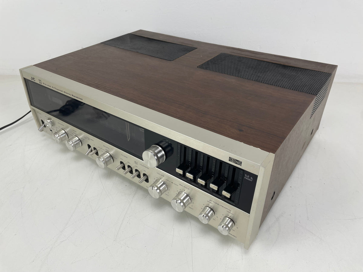 JVC - 4VR-54 4 6X - CD-4 Quadraphonic - 4 Channel Stereo Receiver - Serviced (Repaired)
