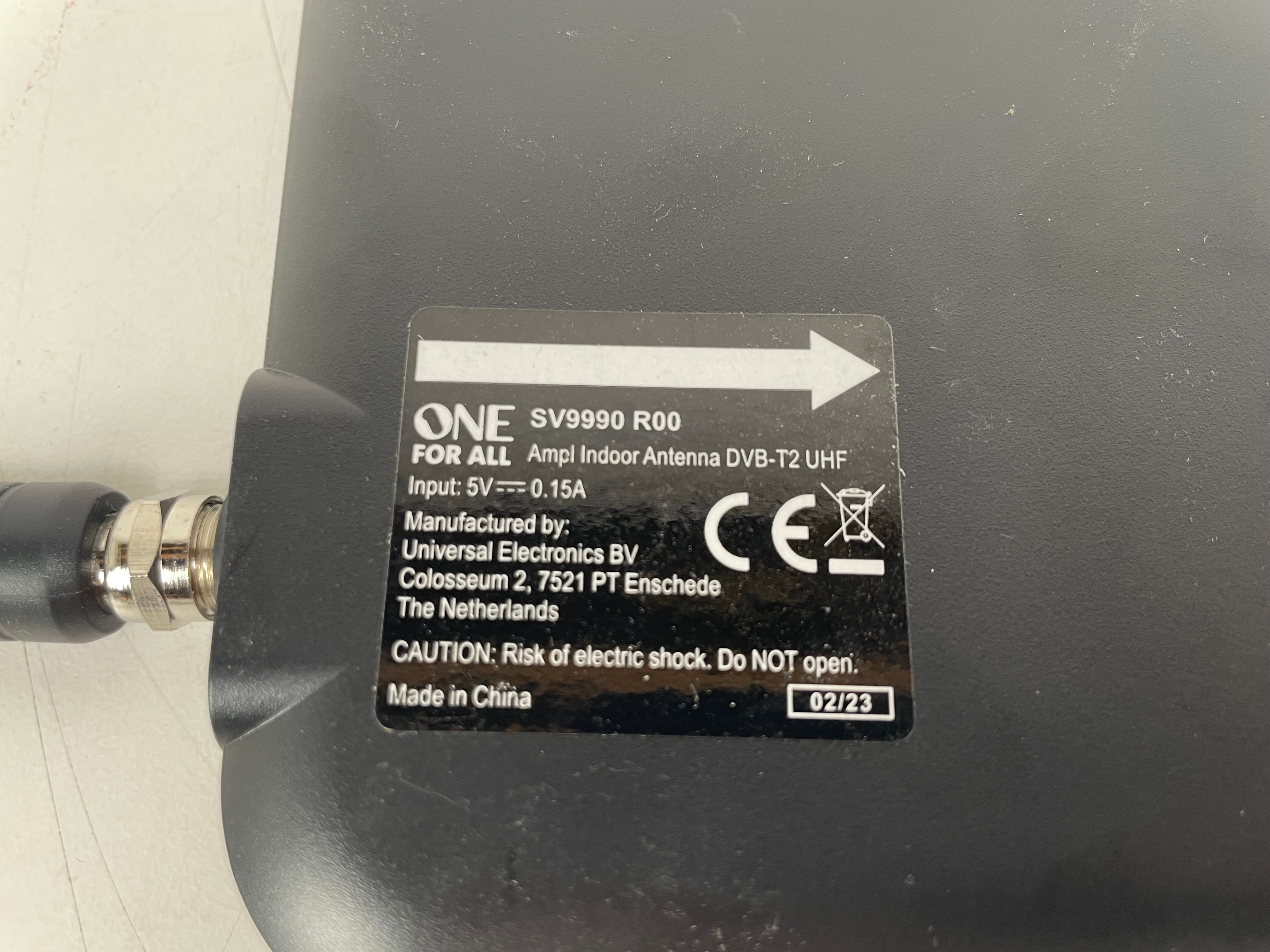 One For All - SV9990 - Binnenantenne DVB-T2 UHF