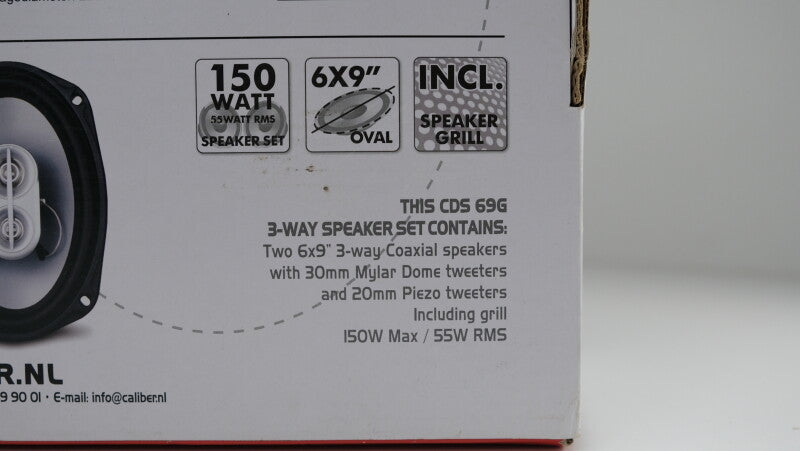 Caliber CDS 69G - 3-Weg - Autoluidsprekers