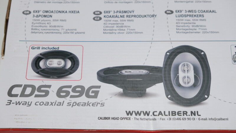 Caliber CDS 69G - 3-Weg - Autoluidsprekers