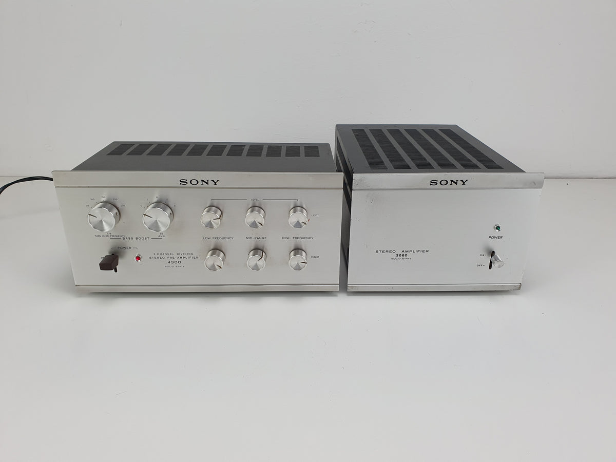 Sony 3060  Amplifier (fully serviced) - 4300  Pre-amplifier - Nice set