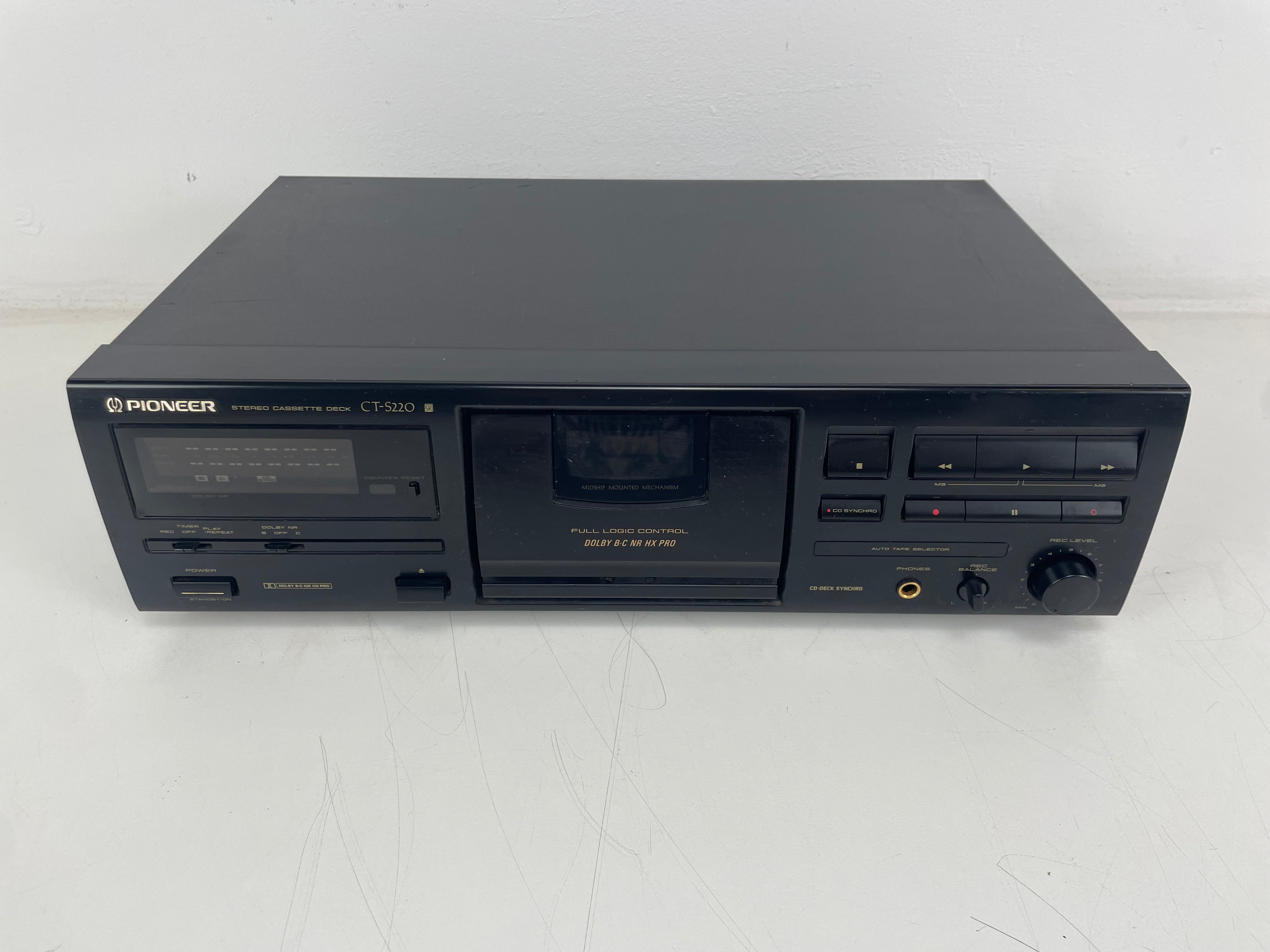 Pioneer - CTS220 - Stereo Cassettedeck - Onderhouden (Nieuwe snaren)