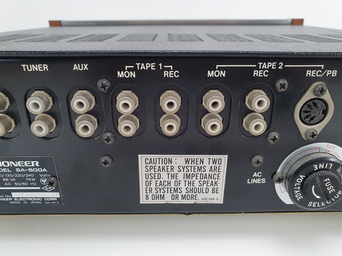 Pioneer SA-500A Stereo amplifier - Serviced