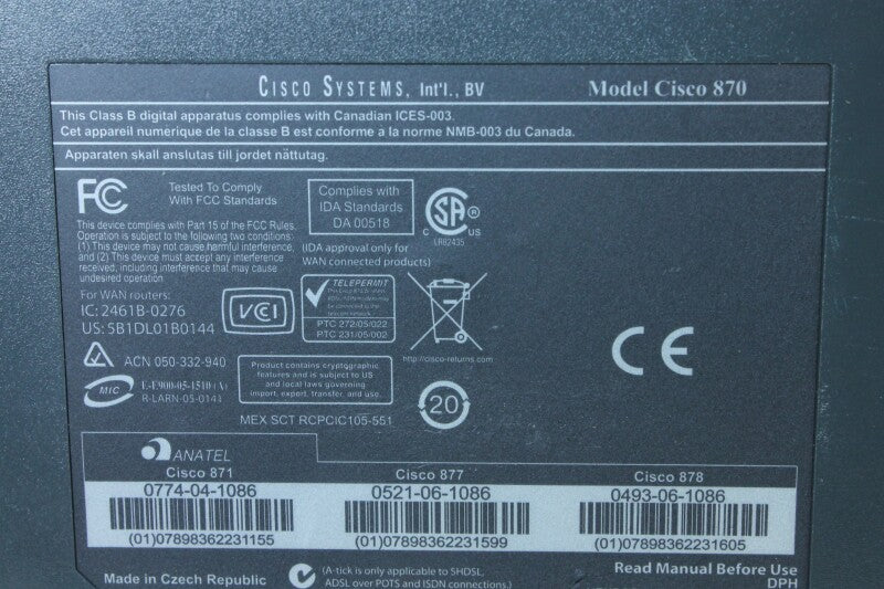 Cisco Systems 800-serie router (nr. 2)