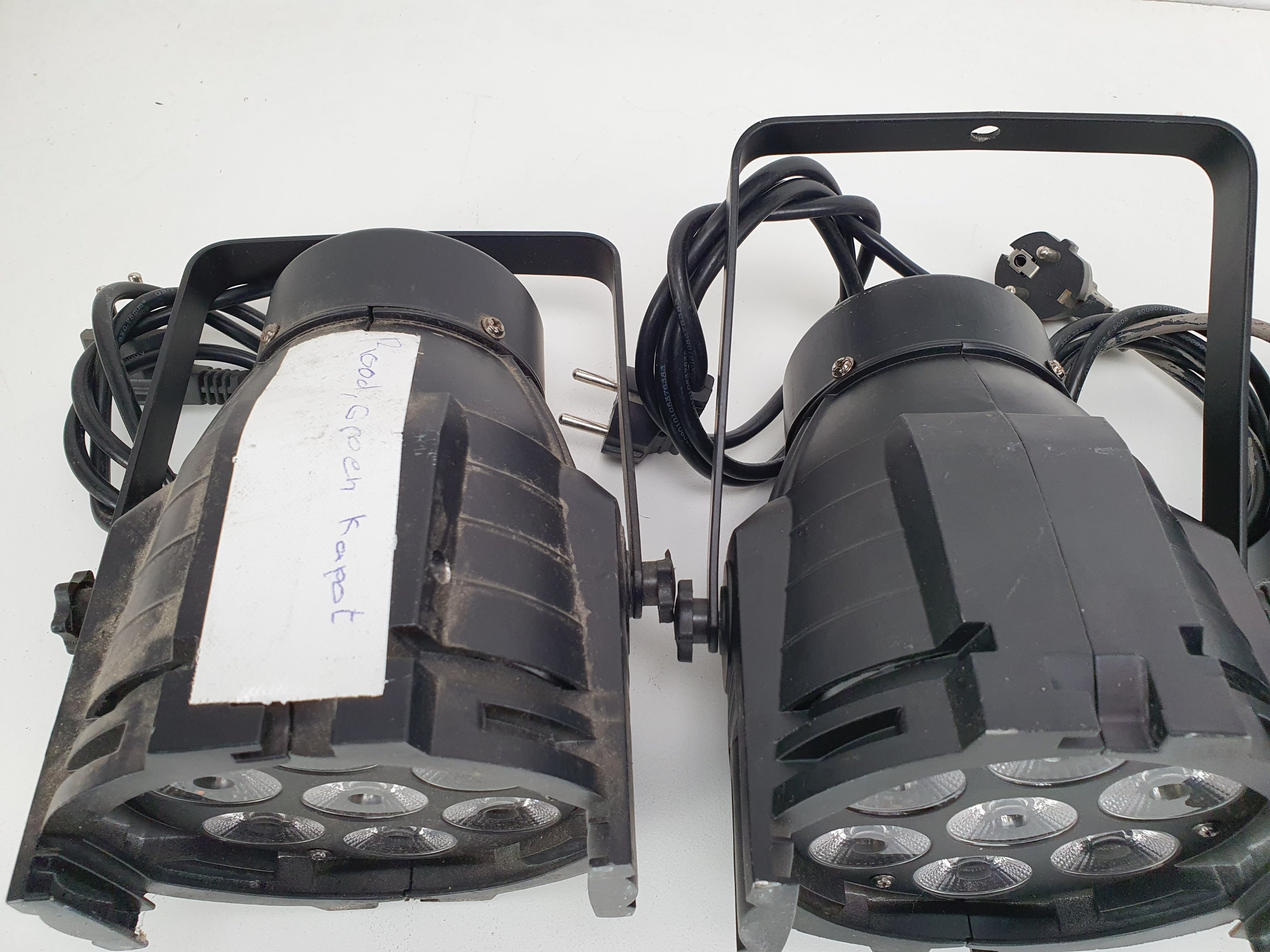 Onbekend kavel met 4 led podiumlampen