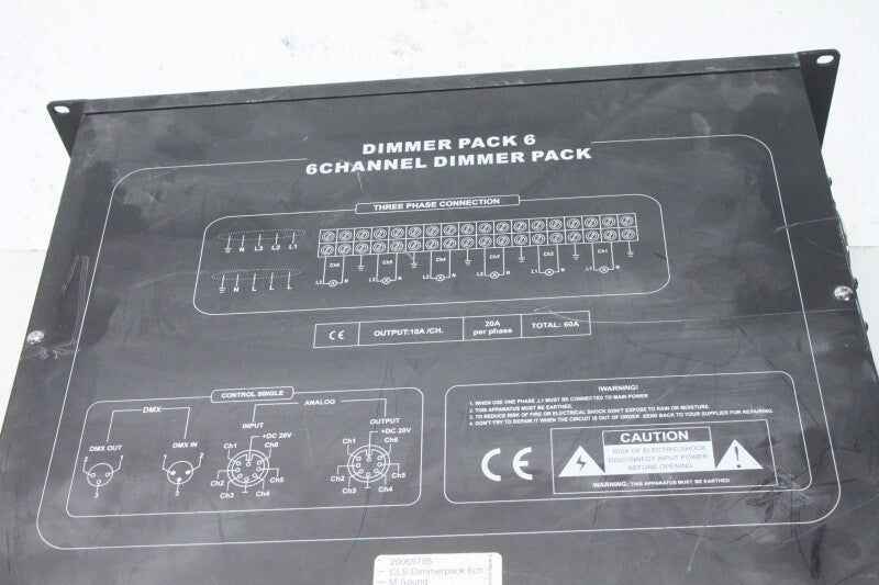 Creative Light Solutions DRD620 MK2 - 6x2.2KW Lichtdimmer (Nr.3)