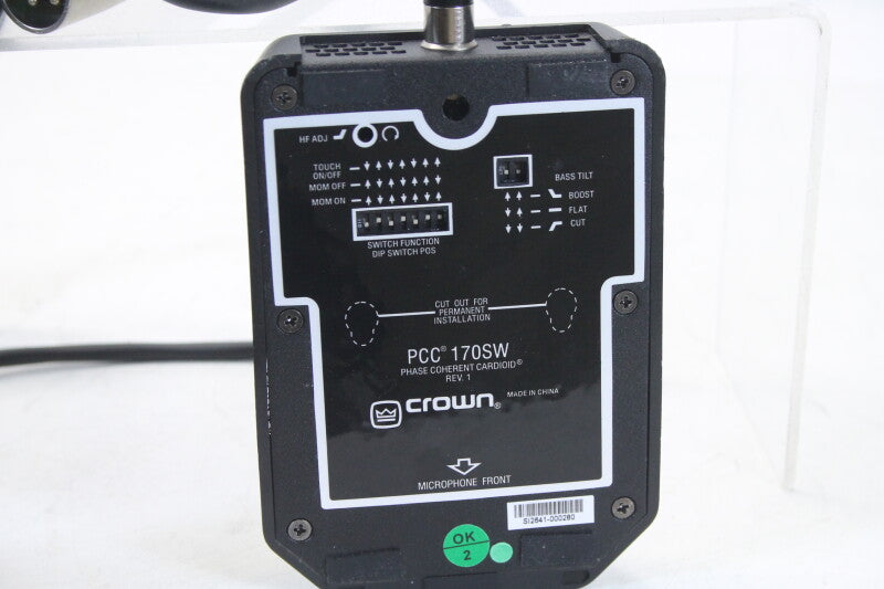 Crown PCC 170SW - Fasecoherente cardioïde microfoon