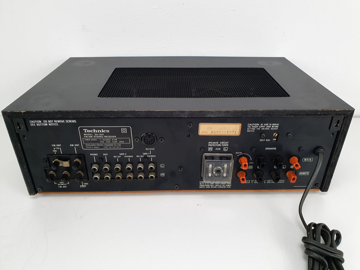 Technics SA-300 Stereo Receiver - Serviced/Recapped/Phonostage