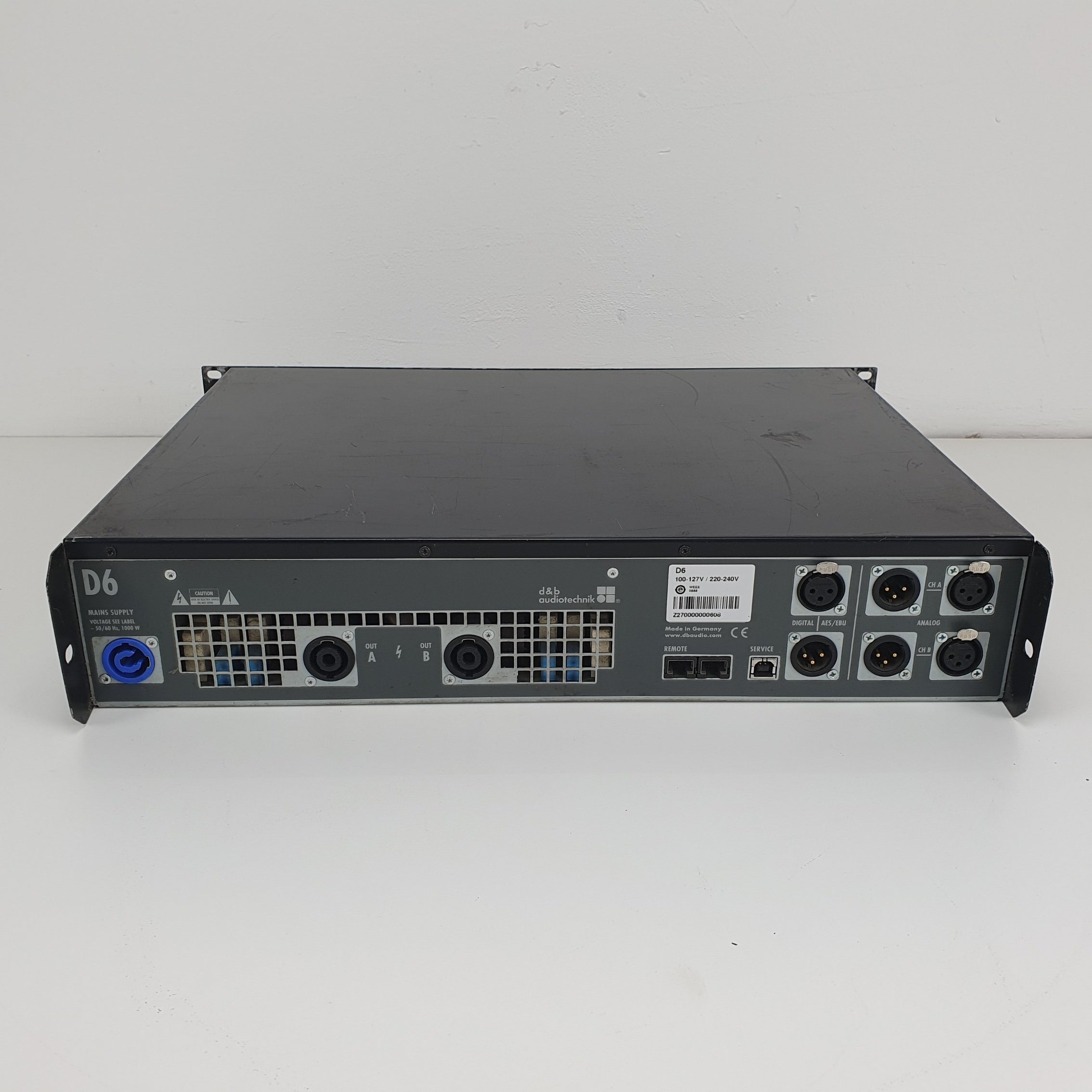 D&B D6 PA Dual channel amplifier