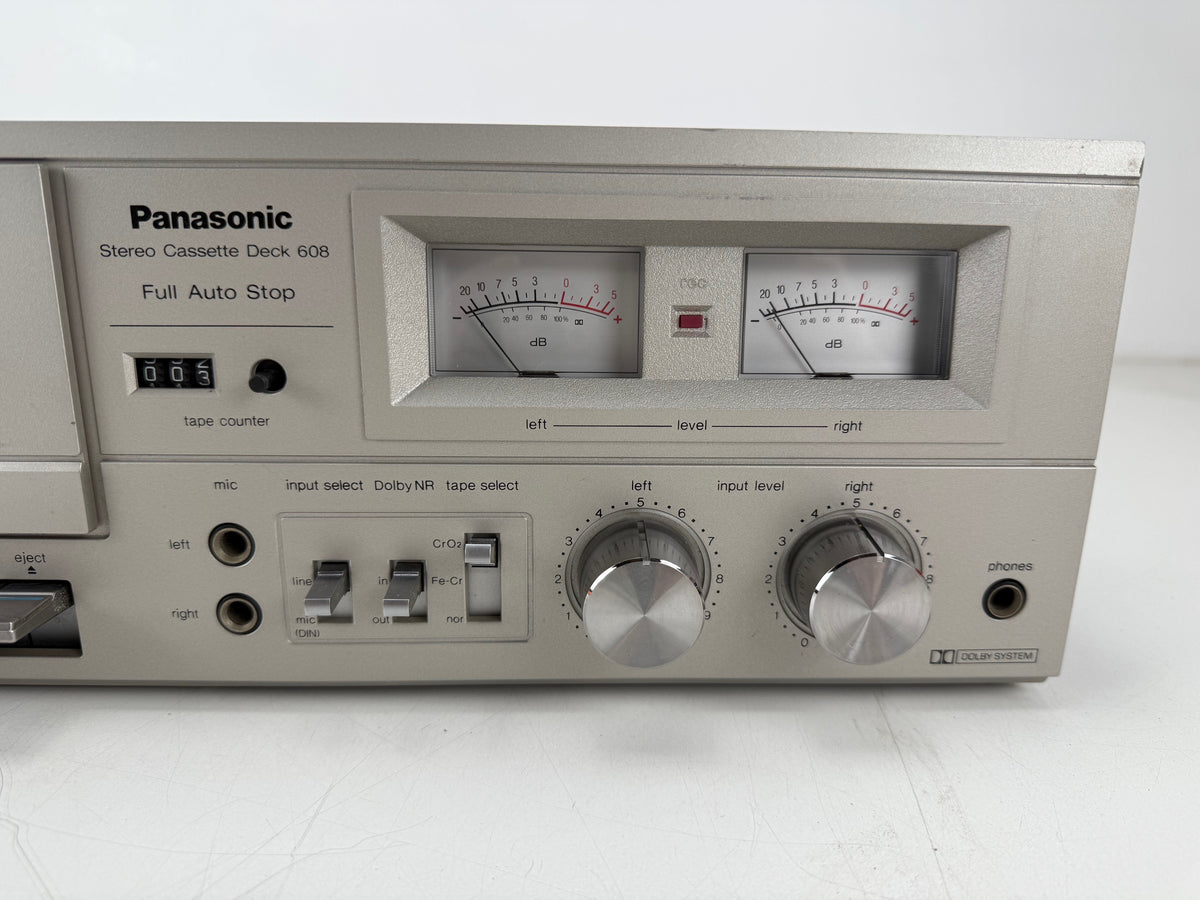 Panasonic RS-608 stereo cassettedeck - Onderhoud uitgevoerd