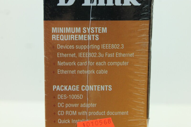 D-Link DES-1005D - 5-Poorts Fast Ethernet Desktop Switch NIEUW!