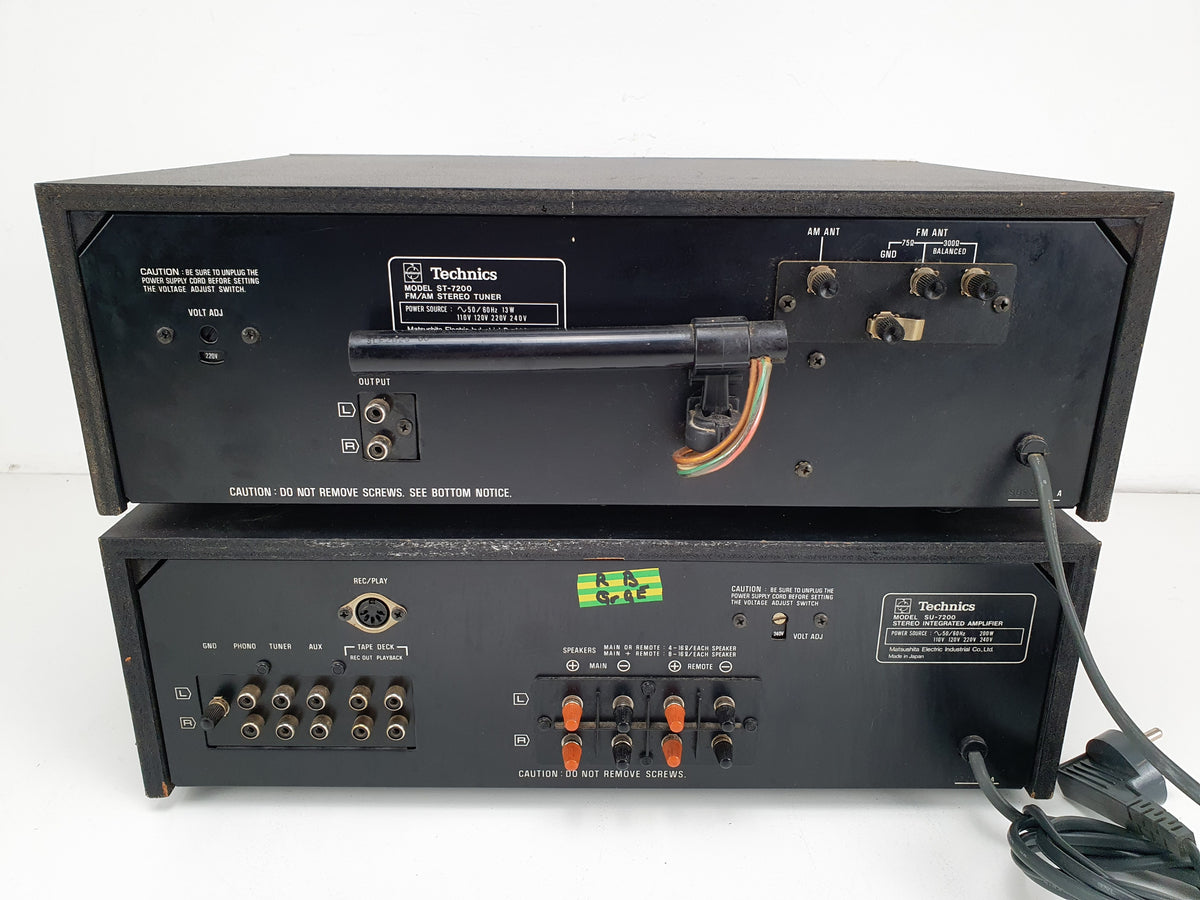Technics ST-7200 Tuner - SU-7200 Geïntegreerde versterker - Mooie set - Nieuwe lampjes