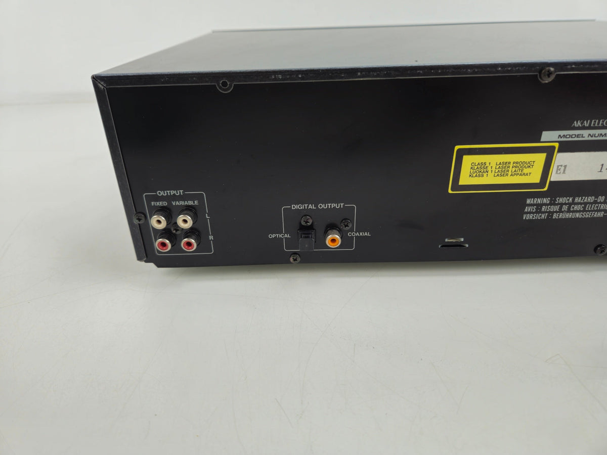 Akai - CD-57B - Compact Disc-speler - Incl. Handleiding/Originele Doos/Afstandsbediening - Als Nieuw