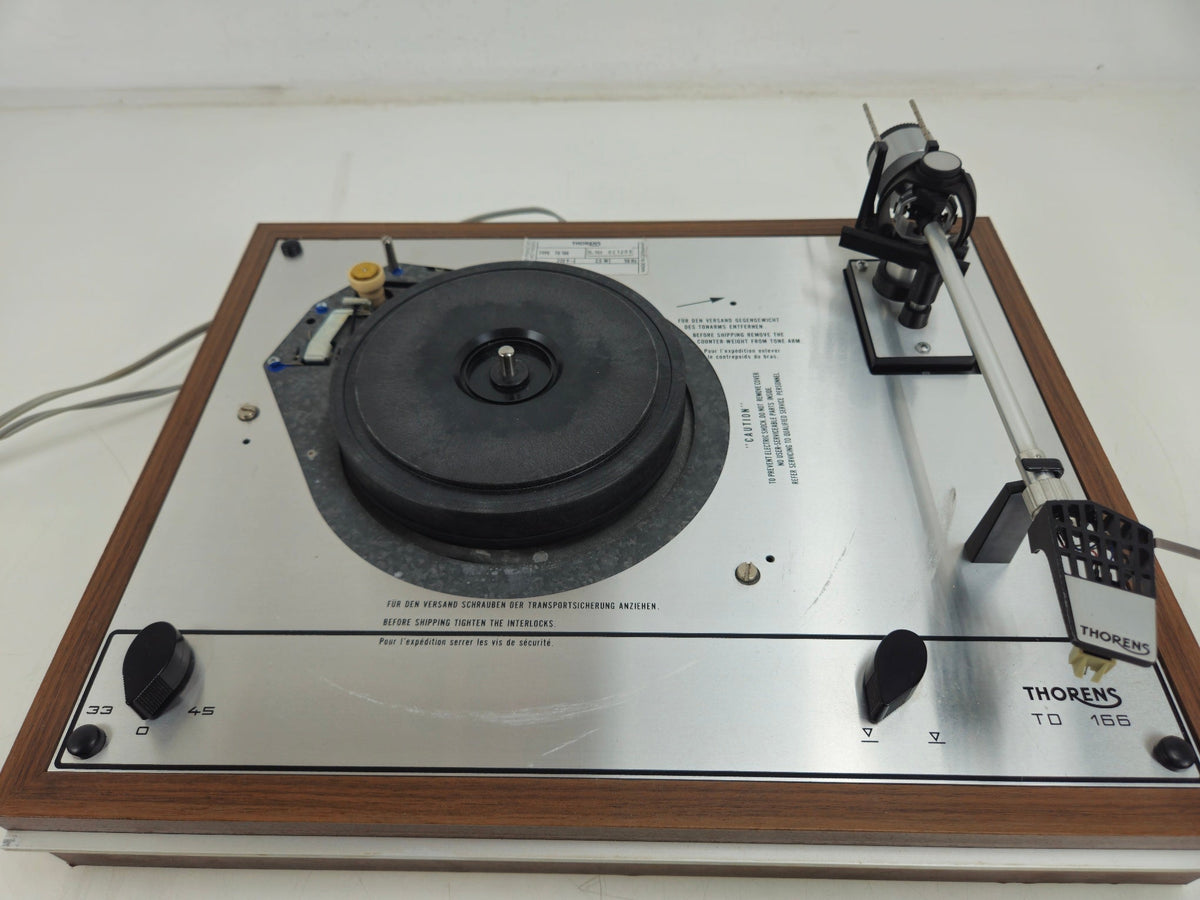 Thorens - TD 166 - 2-Speed Belt-Drive Suspended Chassis Turntable - New Belt