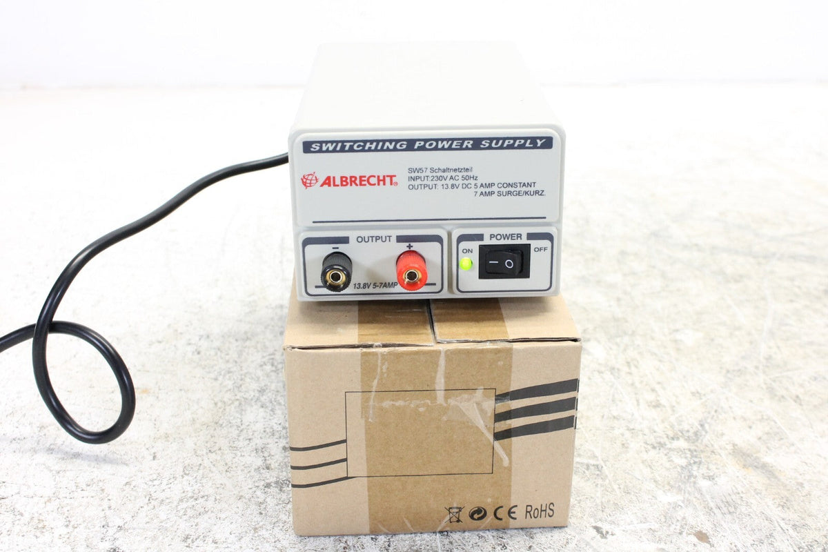 Albrecht Switching power supply SW57 220v to 13.8v 5-7Amp in box