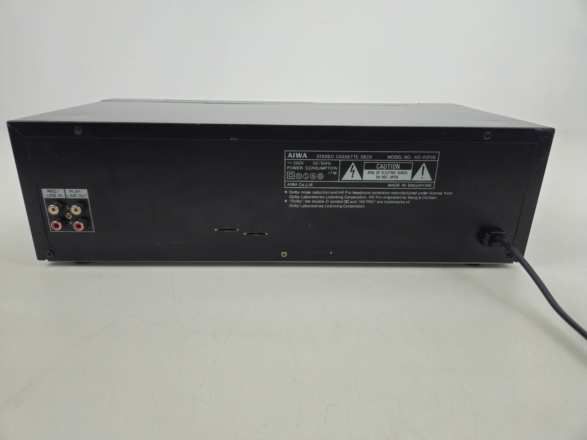Aiwa - AD-F370 - Stereo Cassette Deck - Nieuwe Riemen