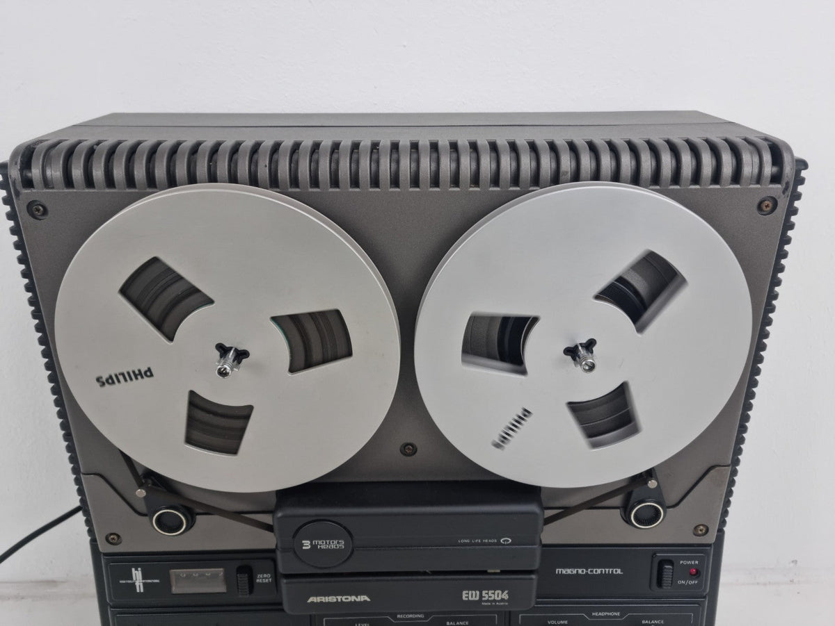 Aristona EW5504 Stereo Bandrecorder - Met stofkap - Nieuwe snaren