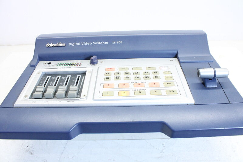 Datavideo Als Nieuw! Digitale Video Switcher SE-500 incl. BNC Kabels en Adapter