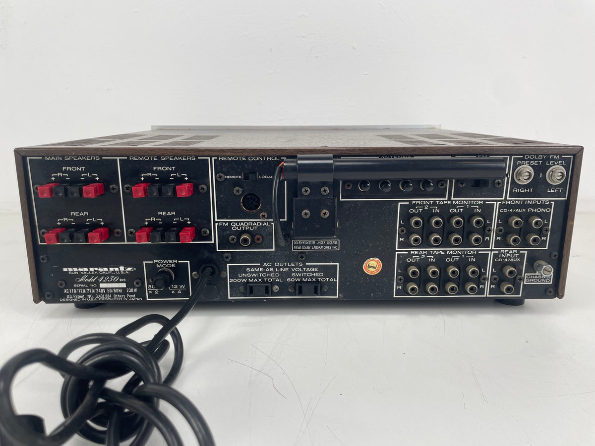 Marantz - 4230e - Stereo 2+ Quadradial 4 - Stereo Receiver - Fully Serviced