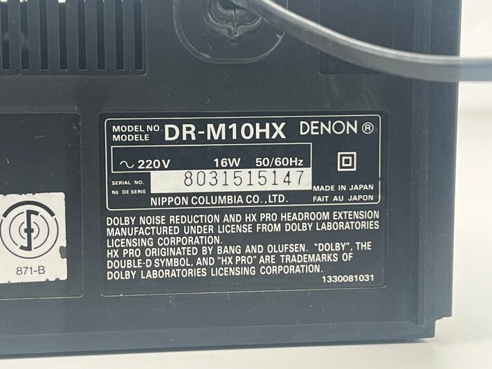Denon DR-M10HX - Cassettedeck