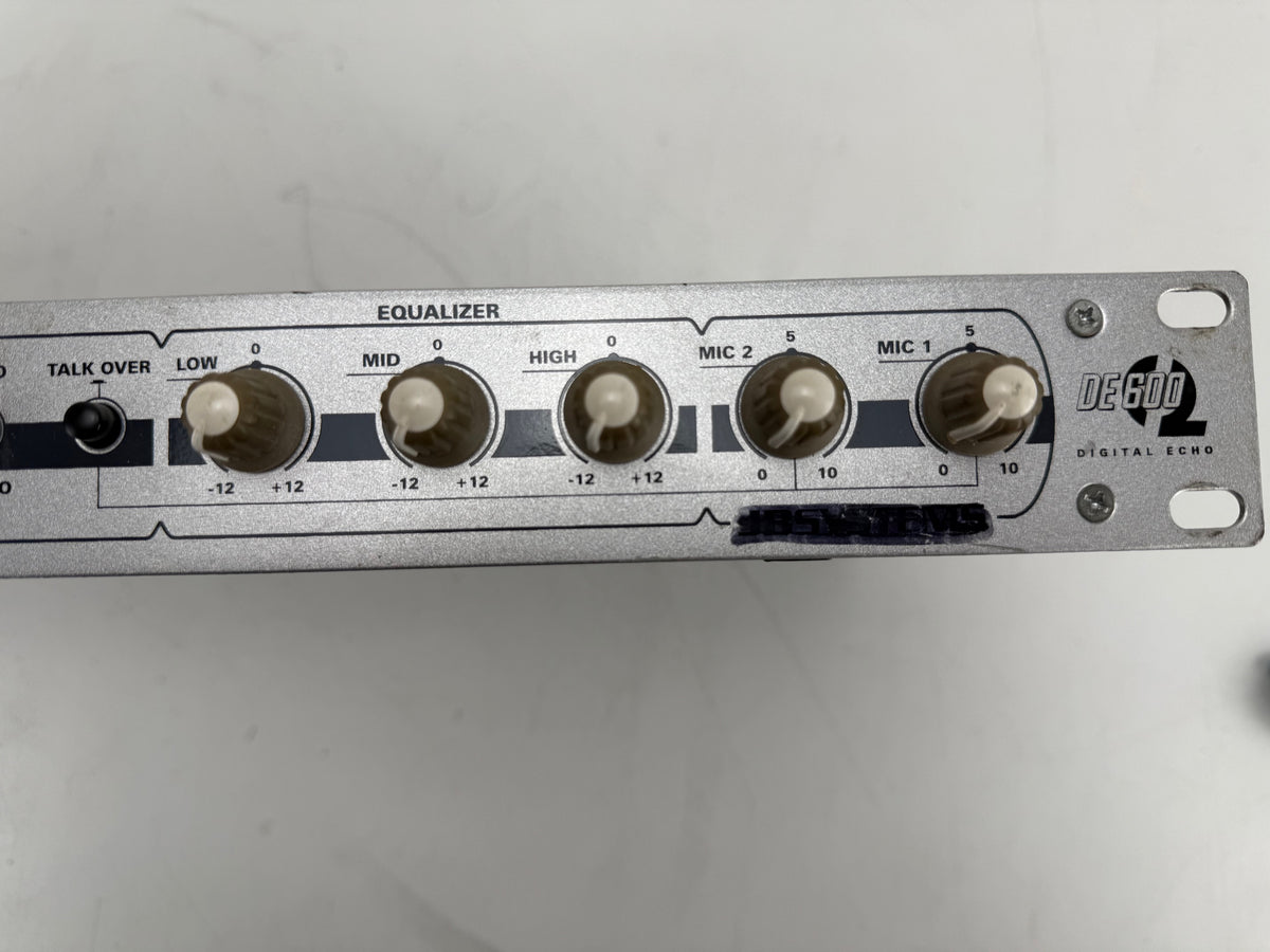 JBSystems DE 600 digitale echo 4-kanaals mixer - Volledig werkend - Mooi apparaat