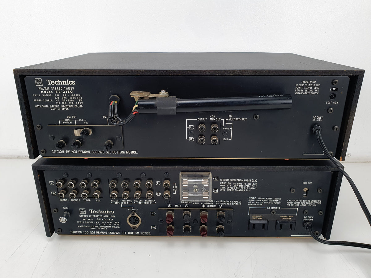 Technics SU-3150 Integrated Amplifier - ST-3159 Tuner - Nice set