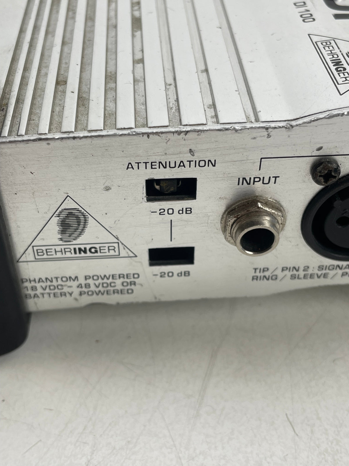 Behringer 2x Ultra Di Active Direct Inject Box Model 100