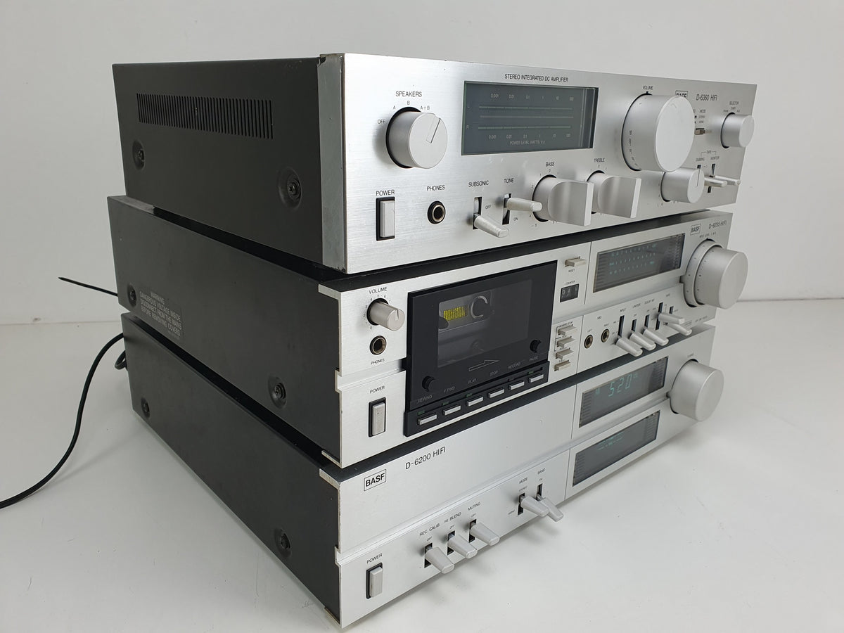 BASF Set D-6200 Tuner - D-6360 Stereo versterker D-6235 Cassettedeck