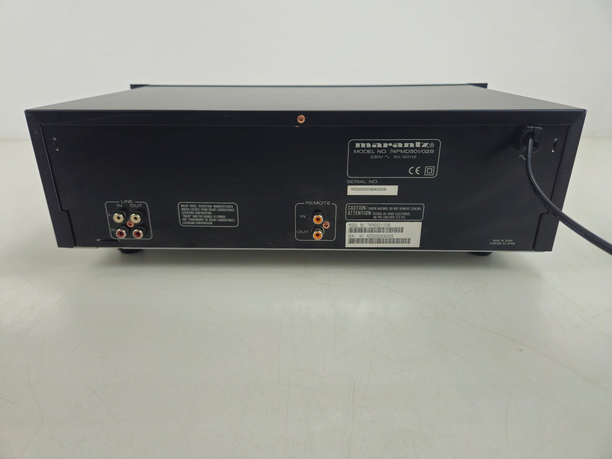 Marantz - PMD 501 - Cassettedeck - Nieuwe snaren - Rackmontage
