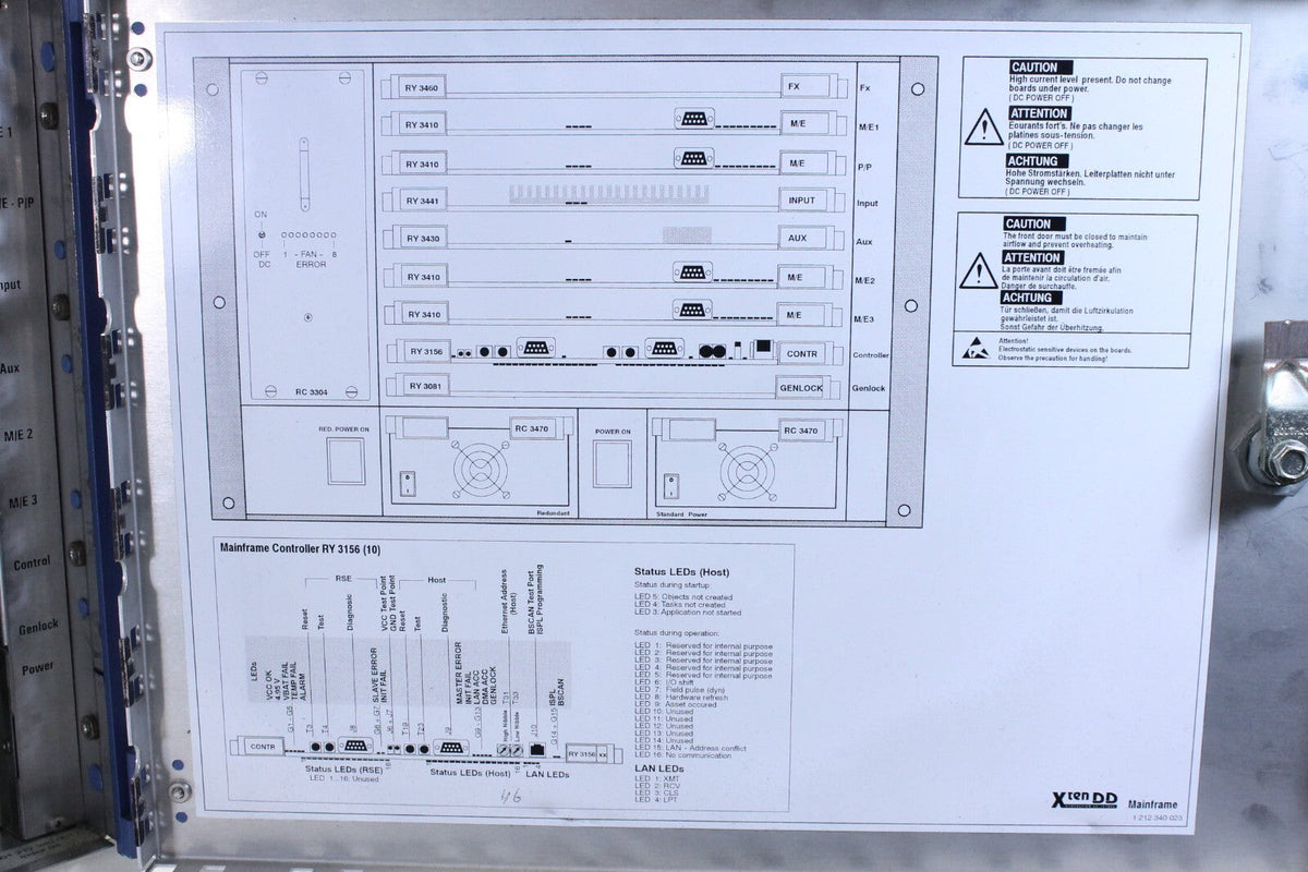 Grass Valley XtenDD Thomson RPS-35-2S + XtenDD-3-Pack Production Switcher