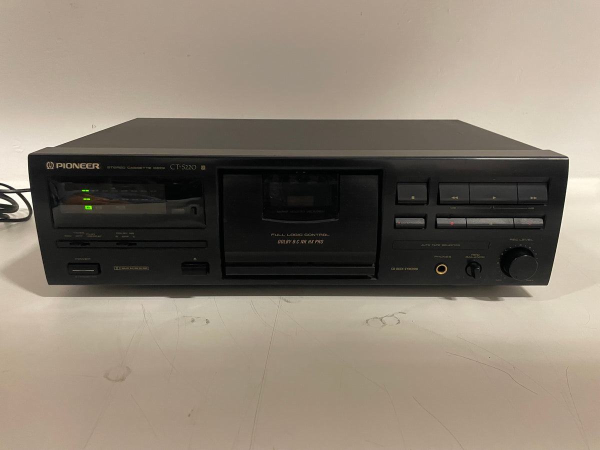 Pioneer - CTS220 - Stereo Cassettedeck - Onderhouden (Nieuwe snaren)