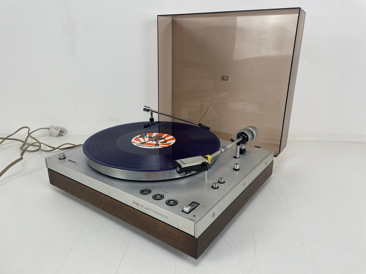 Philips - 212 Turntable - Belt-Drive + Discofoon Brush - GP400