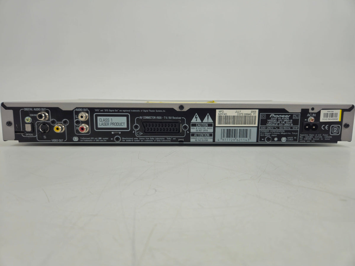 Pioneer - DV-360 - DVD Player - With Remote