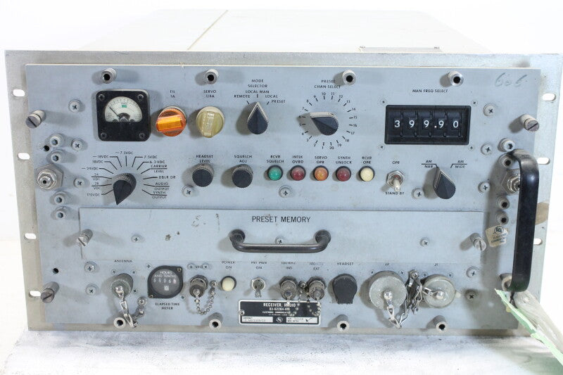 Electronic Communications, Inc. US Army Ontvanger Radio 01-00867-001 Model 719A