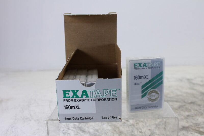 Exabyte Kavel van 3x Exatape 54m + 4x 160 mXL+ 1x 8mm 3C reinigingscartridge NIEUW/VERZEGELD