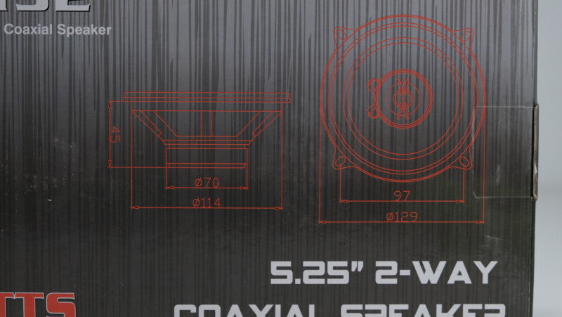 Excaliber X 132 - 2-Weg - Autoluidsprekers