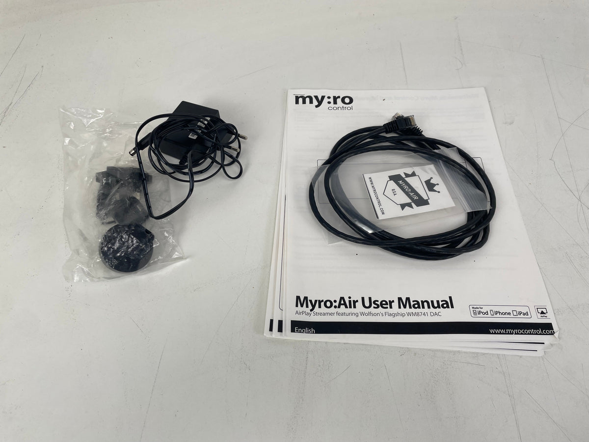 My:ro Control - Lucht - Airplay audiostreamer - Incl. Originele Doos/Adapter/Handleiding/Accessoires