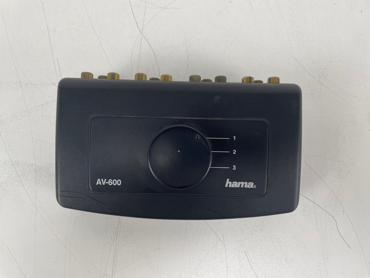 Hama - AV-600 - 3-Weg Ingangskeuze - AV - RCA