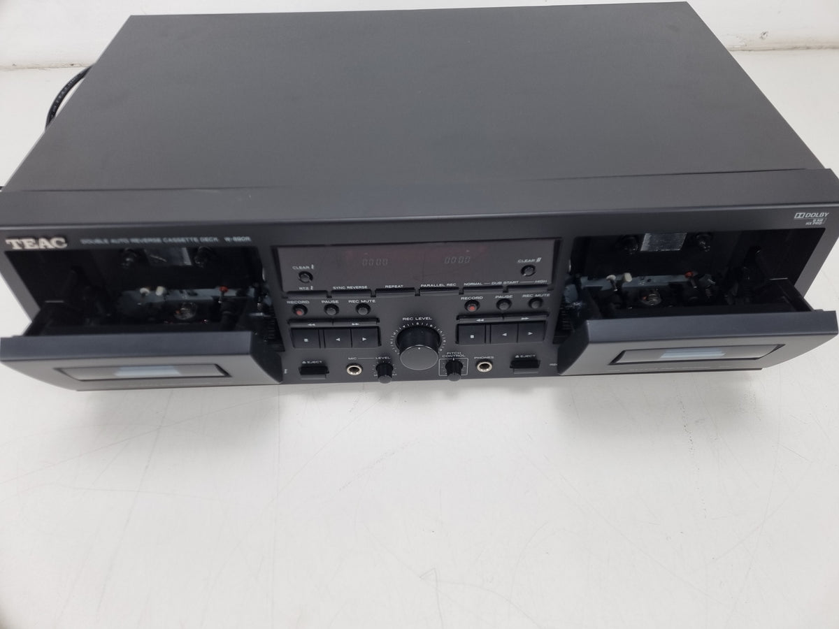 TEAC W-890R Dubbele cassettedeck met automatische omkeerfunctie - In zeer goede staat