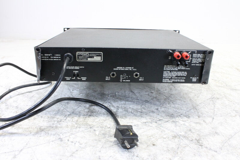 Crown Amcron Geodyne 1 320 Watt Stereo Eindversterker