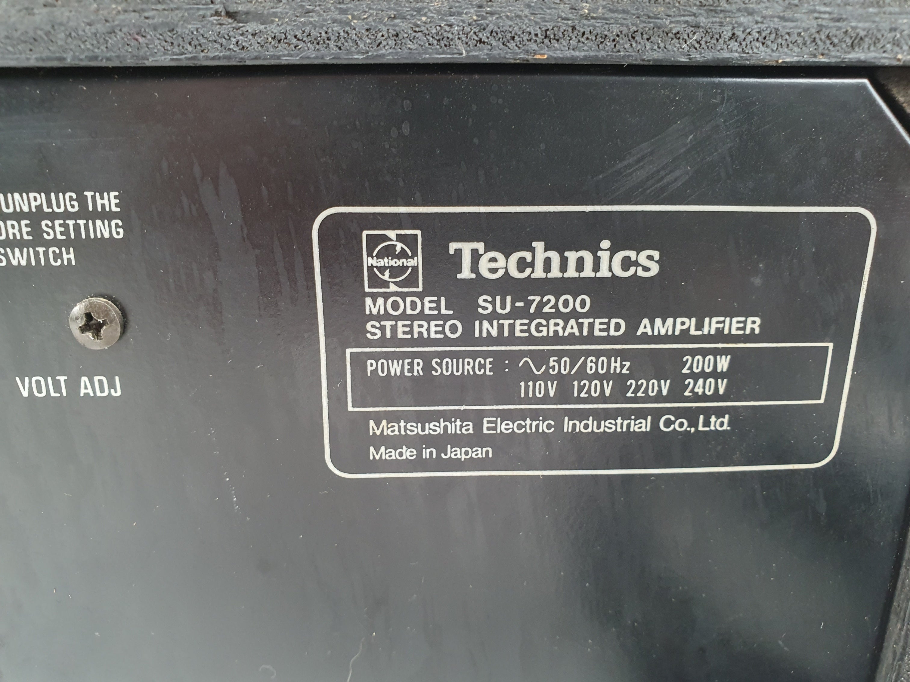Technics ST-7200 Tuner - SU-7200 Geïntegreerde versterker - Mooie set - Nieuwe lampjes