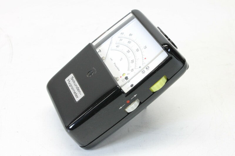 Gossen Seconds - Hygrometer in lederen etui
