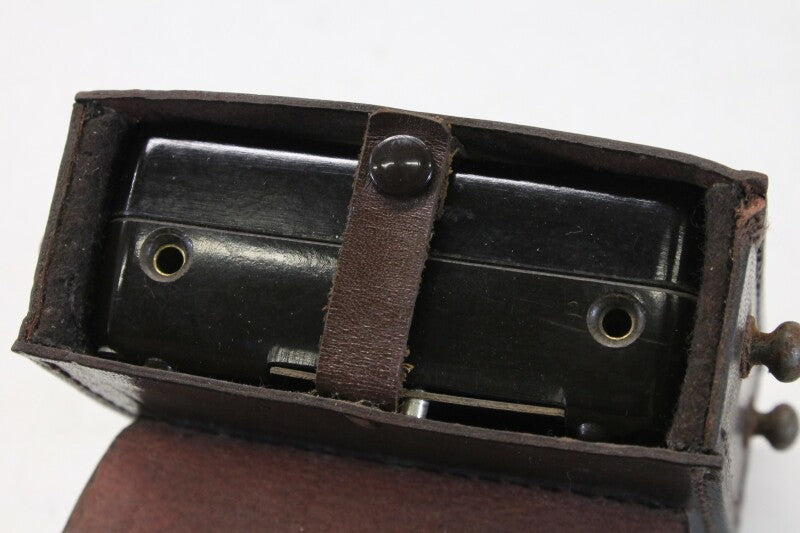 Hartmann & Braun Monavi 01 - Kleine Ohmmeter in leren tas