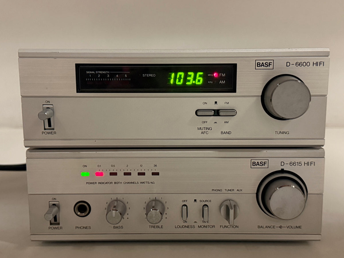 BASF D-6600 Mini Tuner / D-6615 Mini Amplifier Set
