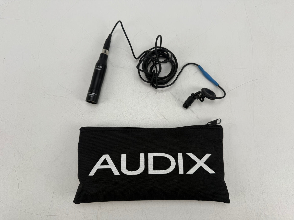 Audix ADX10 Condenser Lavalier Microphone With APS-910 Pre-Amp - Cover bag