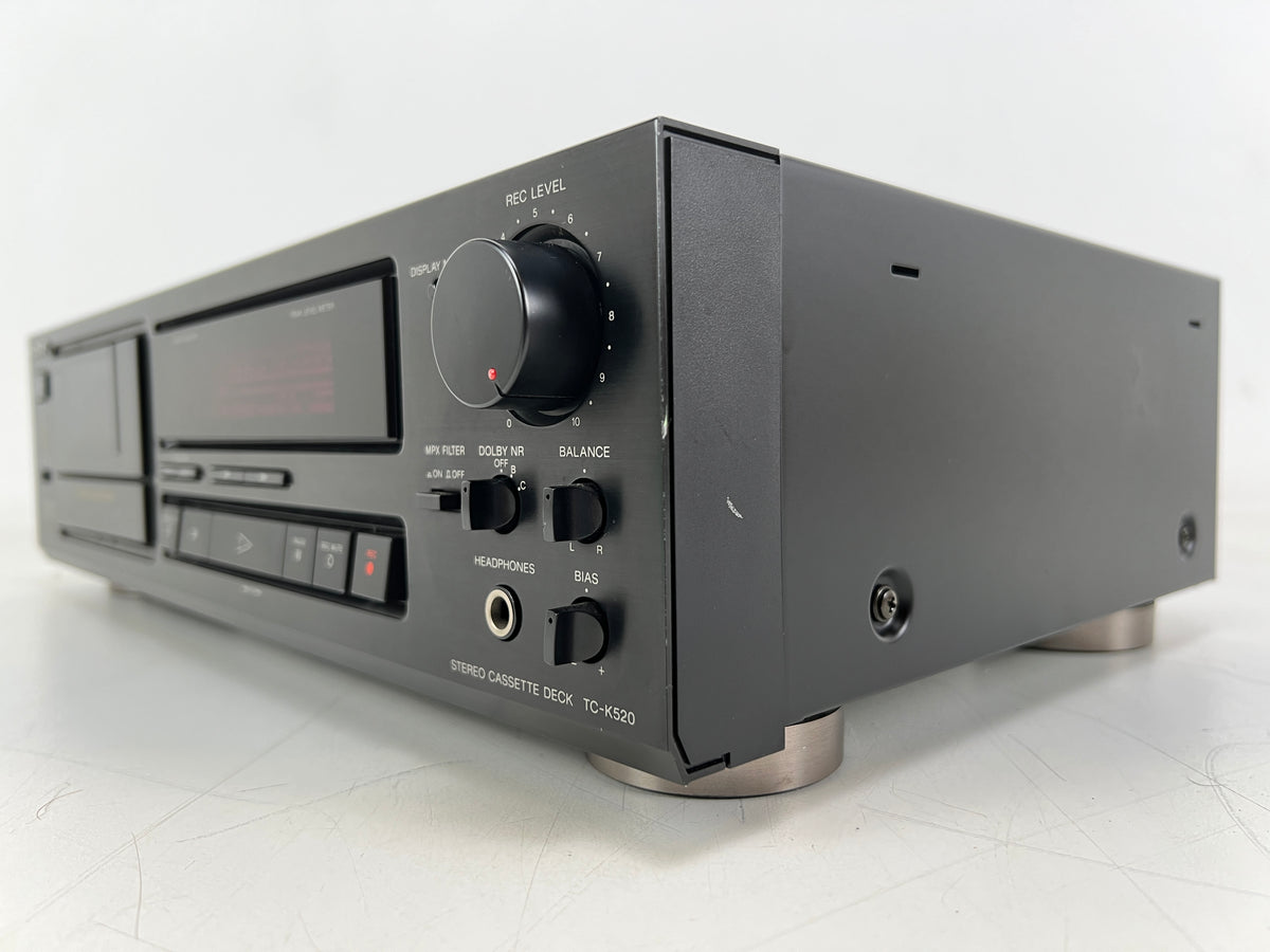 Sony – TC-K520 – Stereo Cassette Deck – Serviced – New Belts & Idler Wheel