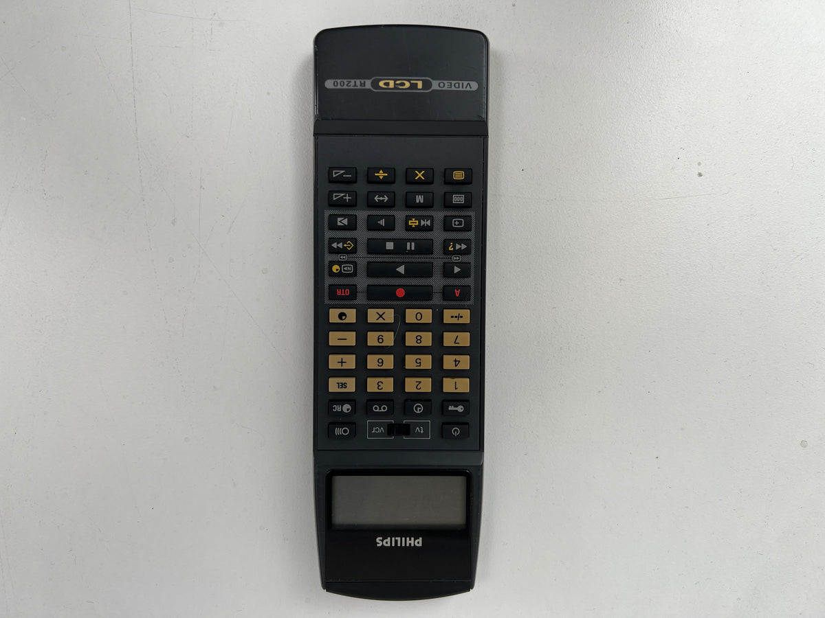 Philips - RT200 - Original Remote Control - Display - Vintage