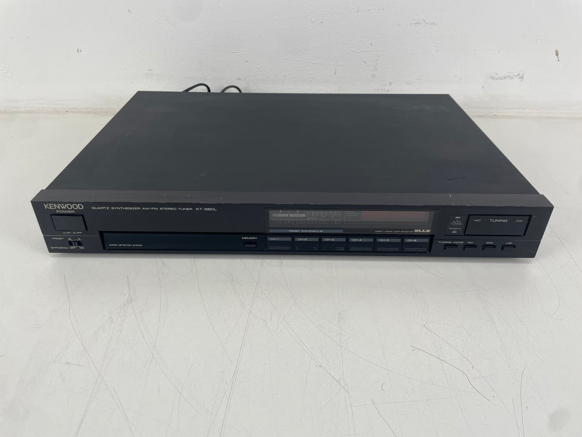 Kenwood – KT-880L – Quartz Synthesizer AM/FM Stereo Tuner – Serviced (Repaired)